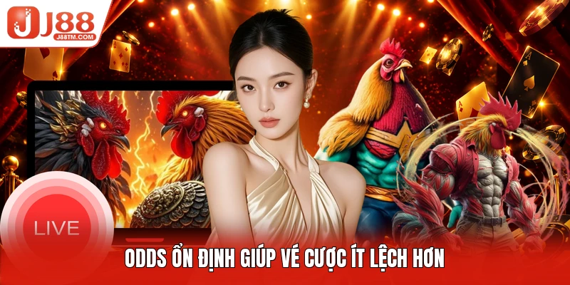 Odds ổn định giúp vé cược ít lệch hơn