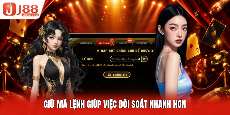 Giữ mã lệnh giúp việc đối soát nhanh hơn